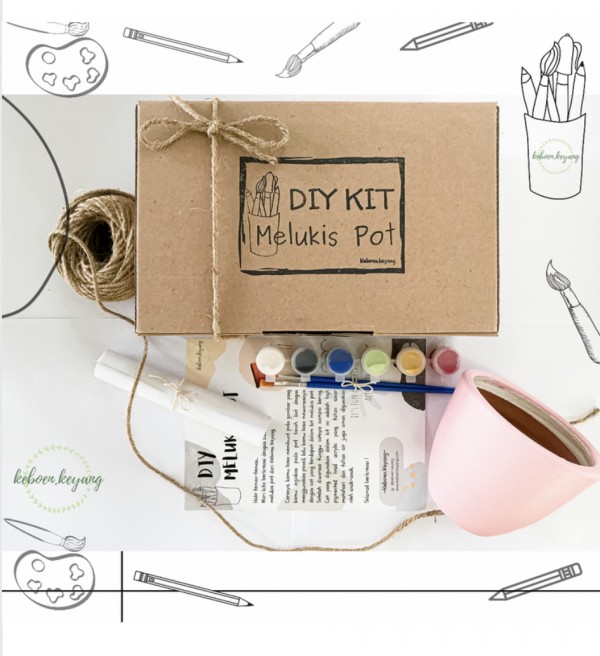 Diy Kit Melukis Pot